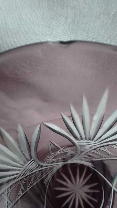 Вазы  из цветного стекла хрусталя