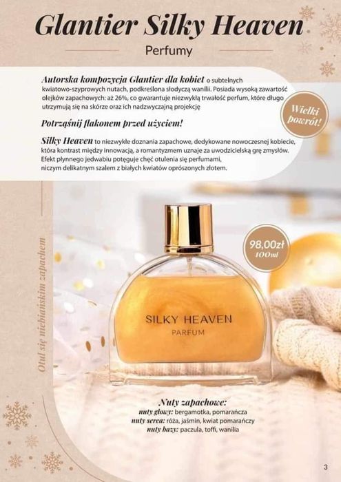 Perfuma Silky Heaven GLANTIER 100 ml #dzienmamy