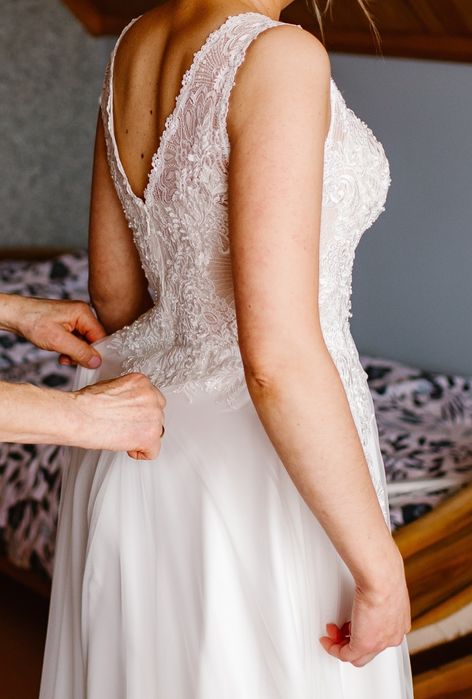 Suknia ślubna S/M Ivory