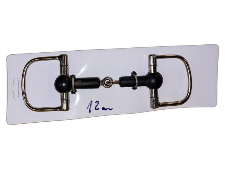 Wędzidło D-ring plastikowe pojedynczo łamane 12 cm — Balotade outlet