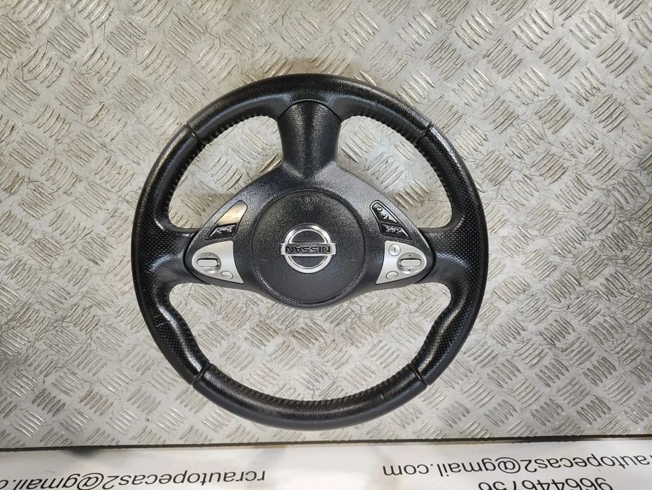 VOLANTE NISSAN JUKE  F15 PELE MULTIFUNÇÕES (SEM AIRBAG)