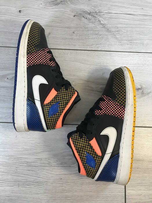 Buty Jordan 1 Mid Multi Color Grid rozm. 36,5