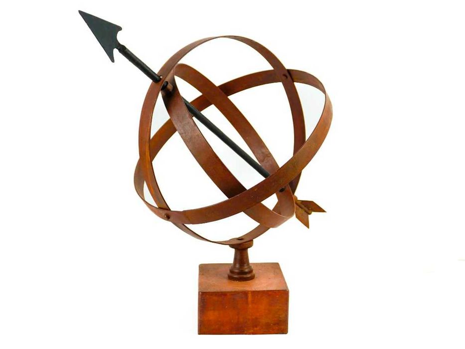 Relógio de sol de ferro