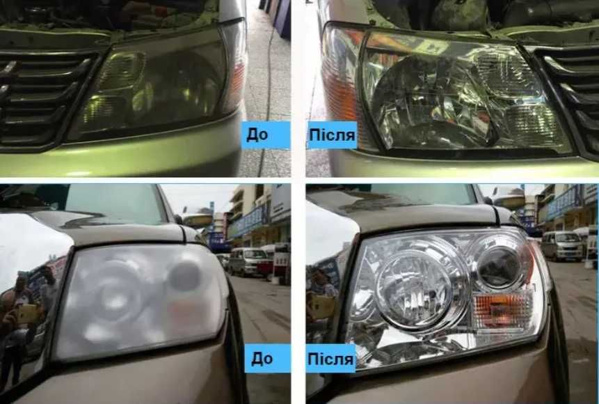 Розпродаж! Набір для хімічного полірування фар авто!