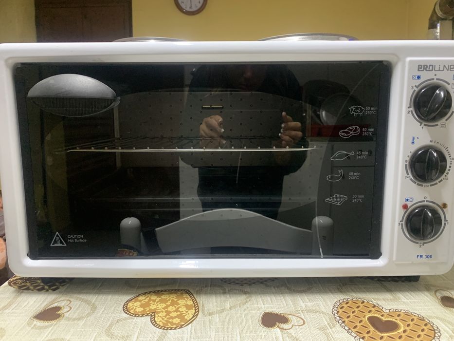 Mini forno com disco elétrico