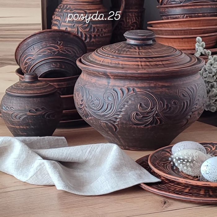 Глиняний посуд,керамічний посуд,український посуд