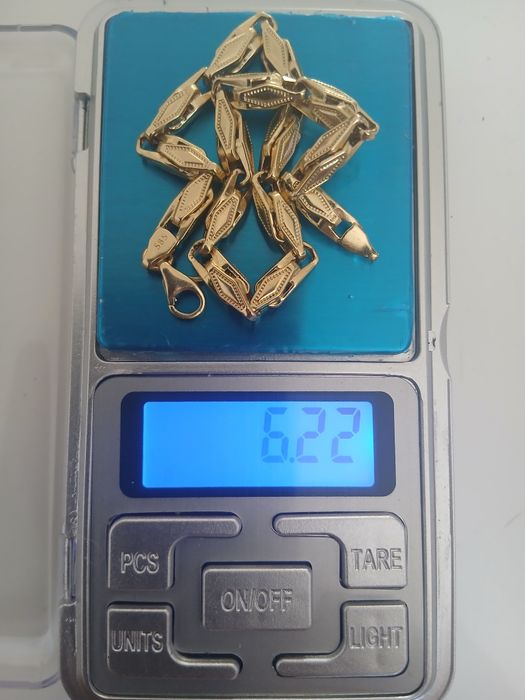 Złota branzoleta 585 ,6,22gr