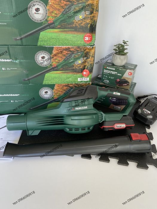 НІМЕЧЧИНА Повітродувка акумуляторна, дуйка для листя, снігу Parkside