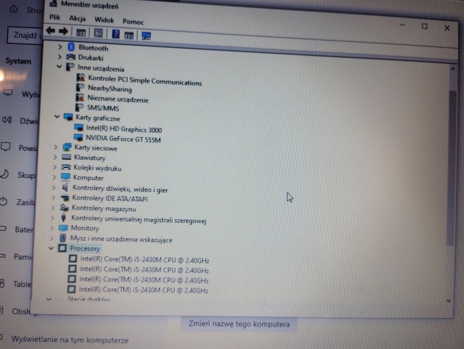 Laptop Dell XPS L702x i5 8GB GT555M SSD256GB