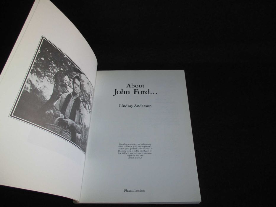 Livro About John Ford Lindsay Anderson