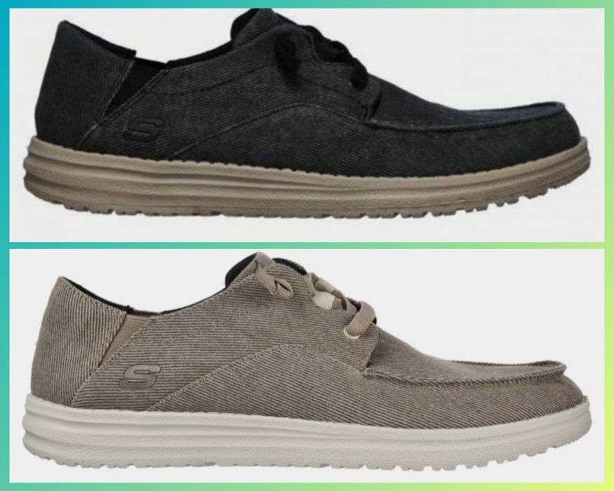 Чоловічі мокасини СКЕЧЕРС (Skechers MELSON VOLGO) арт.66384/BLK 40р-р