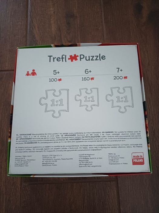 Puzzle Trefl 2w1 2x50 elementów Rodzinna Treflików