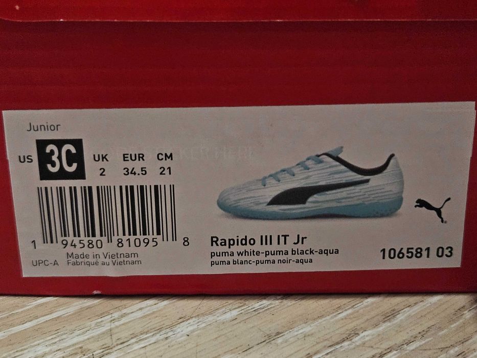 Кросівки дитячі/ Футзалки Puma Rapido III IT (Оригінал)