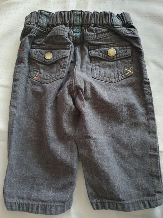 Spodnie z szerokimi nogawkami marki Rocha Little Rocha (68-74cm)