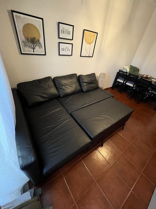 Sofá preto Friheten