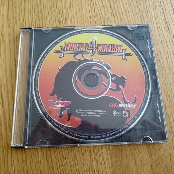 Mortal Kombat 4 – PC CD-ROM (covermount CD-Action nr 80)