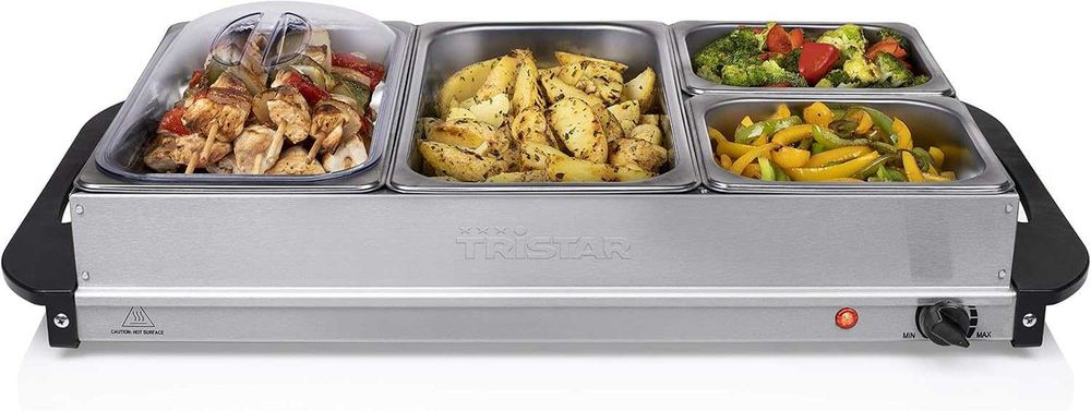 Електричний підігрівач для їжі Tristar BP-6285 Сервіз для буфету СТАН НОВОГО