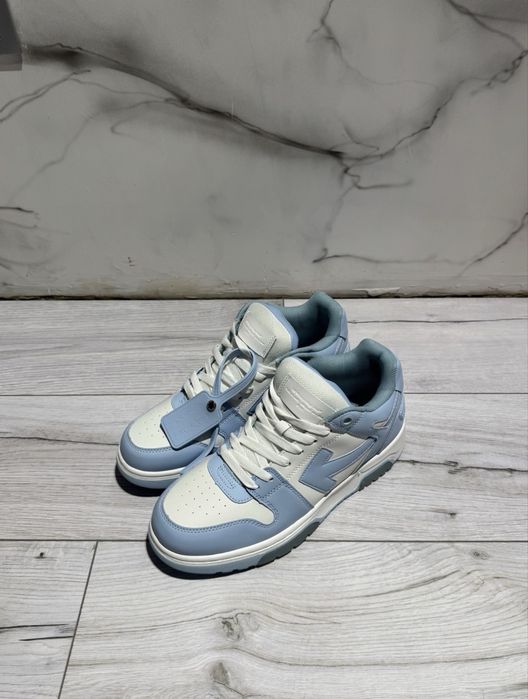 Кроссовки кожаные OFF-White