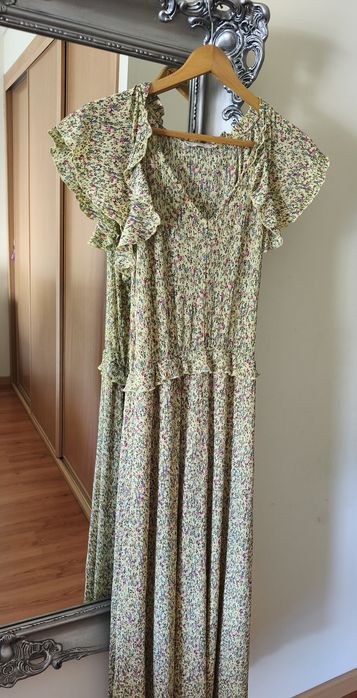 Vestido floral ,Mango
