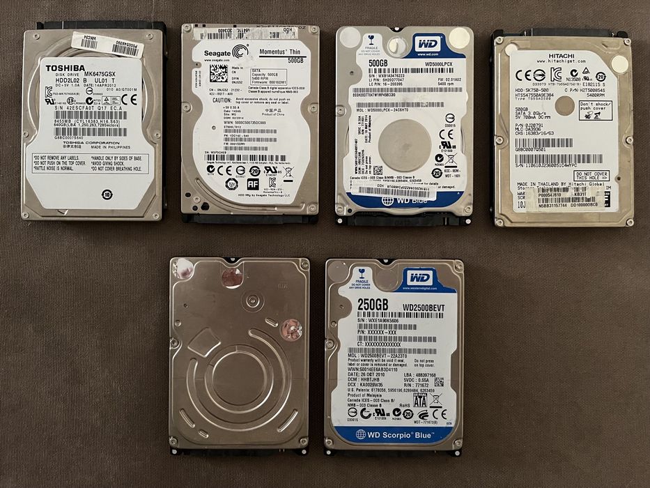 Жорсткий диск HDD 500GB для ноутбука
