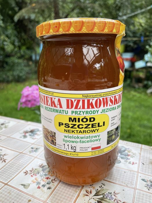 Miód lipowo-faceliowy z własnej pasieki