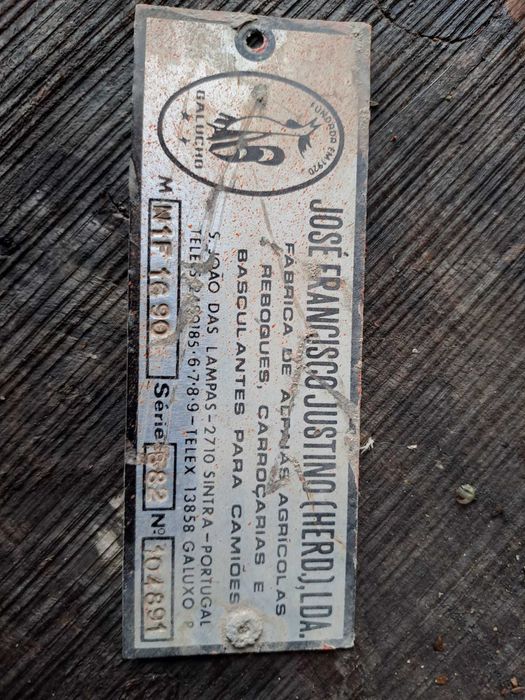 Charrua de 16 polegadas