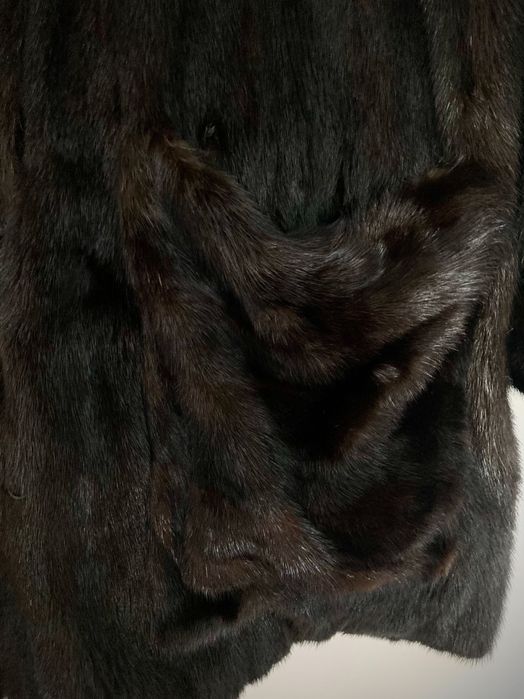 Шуба норкова великого розміру!