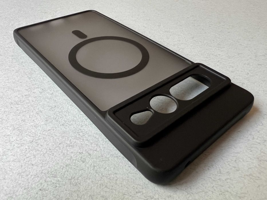 Google Pixel 7 Pro чохол Magnetic MagSafe чорний силікон TPU чехол