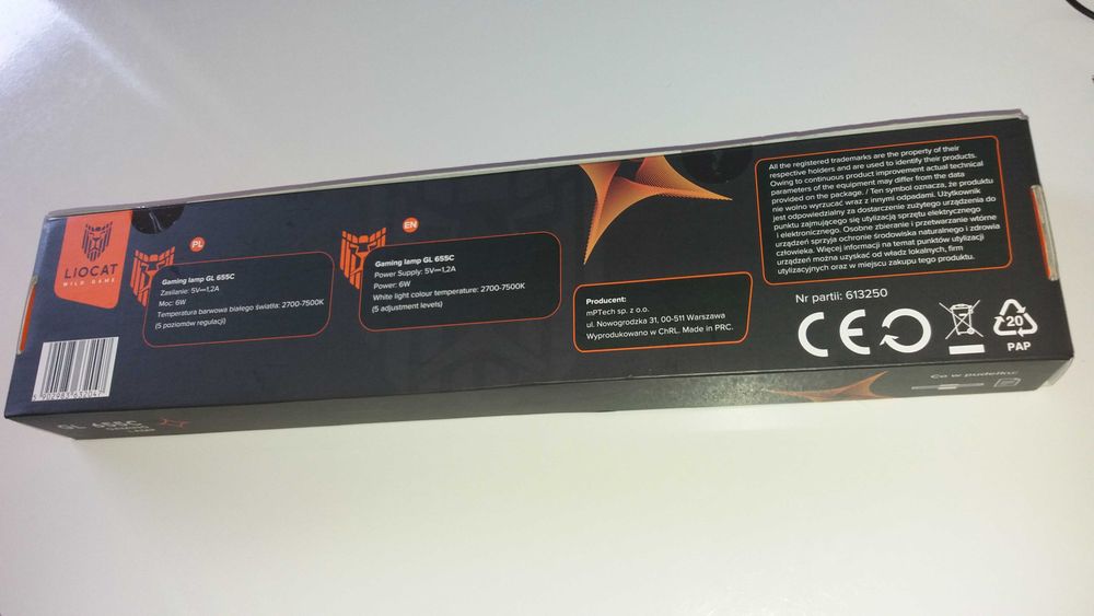 Liocat Gaming Lamp GL 655C lampa na monitor