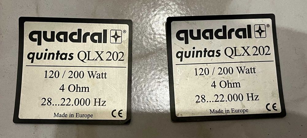 Sprzedam kolumny quadral quintas QLX202