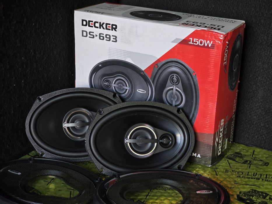 Коаксиальна акустика Decker DS-693 динаміки овали 6*9