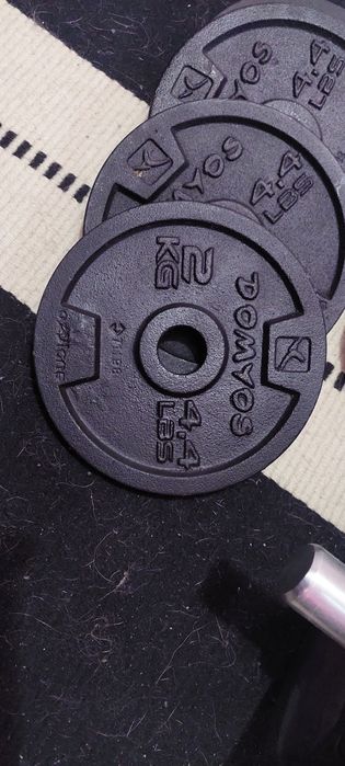Vendo pesos de musculação