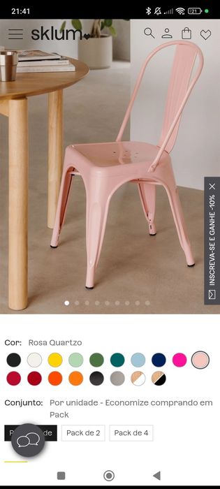 Vendo 14 cadeiras em ótimo estado.