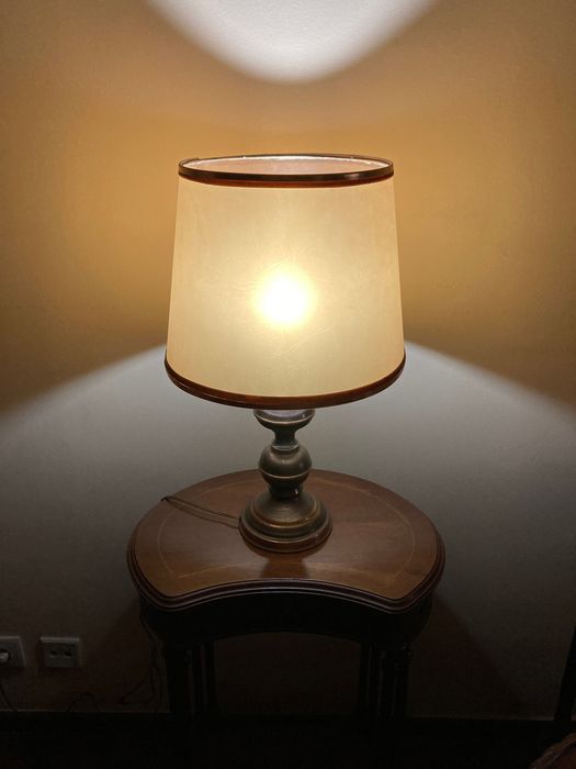 Candeeiro de Mesa em Latão Vintage - 1 ou 2 unidades