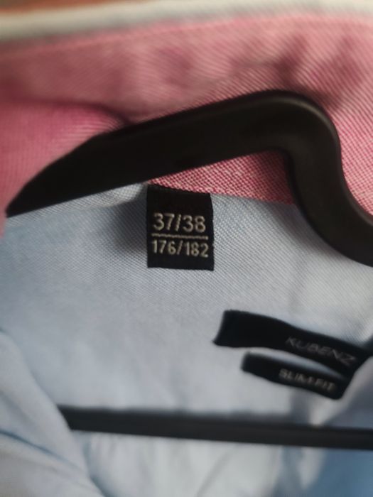 Niebieska błękitna koszula Kubenz m 38 blue shirt