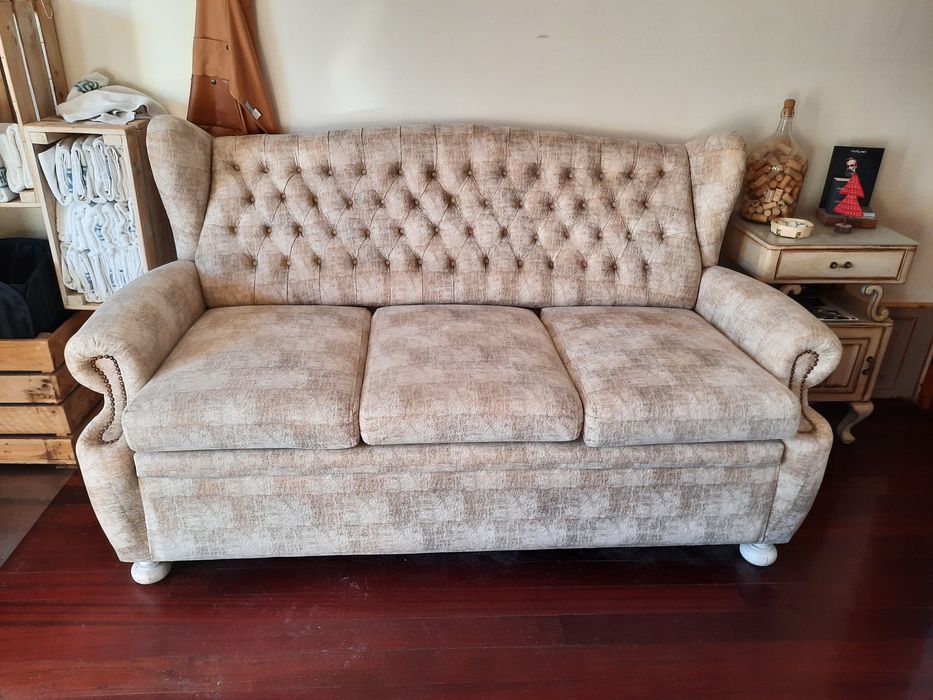 Terno de Sofás Vintage Únicos