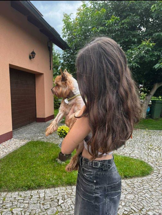 Stylowe jeansy baggy damskie I bluza CROPP
