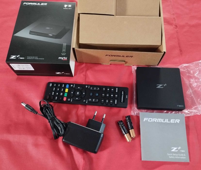 Box Formuler Z+NEO - Android 4K, como nova
