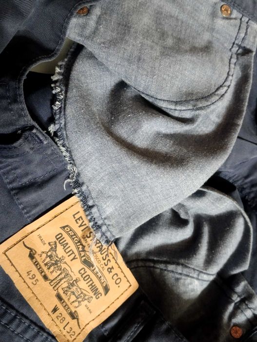 подростковые  джинсы летние LEVIS 495 W28L32 классика ИТАЛИЯ