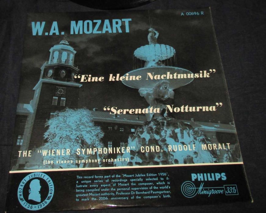 Disco Vinil Wolfgang Amadeus Mozart Jubilee 1956