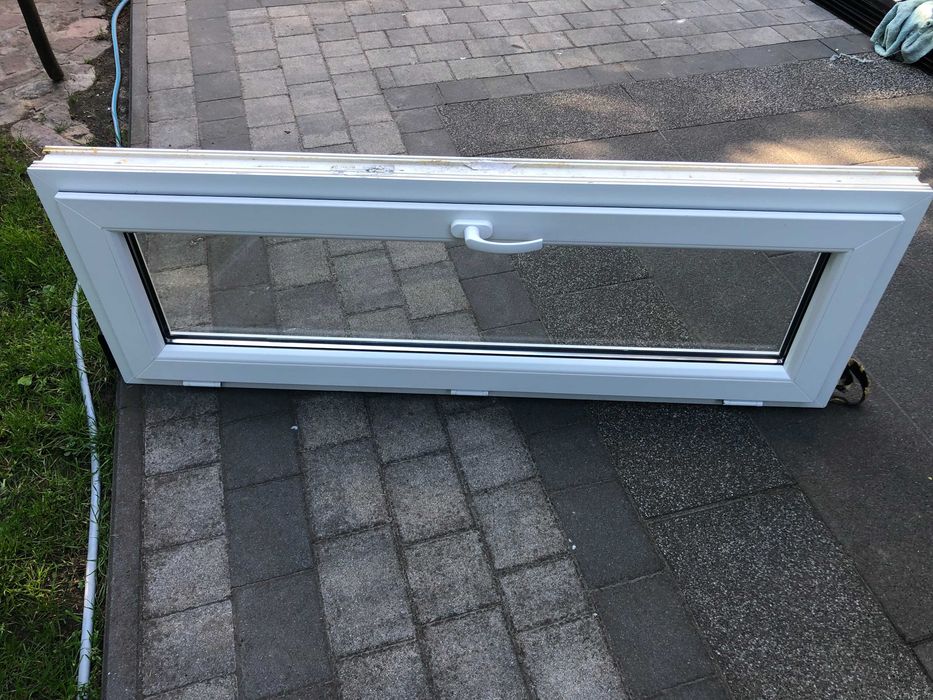 używane okna pcv  szer140/wys50 oraz szer 79 cm i wys 74 cm