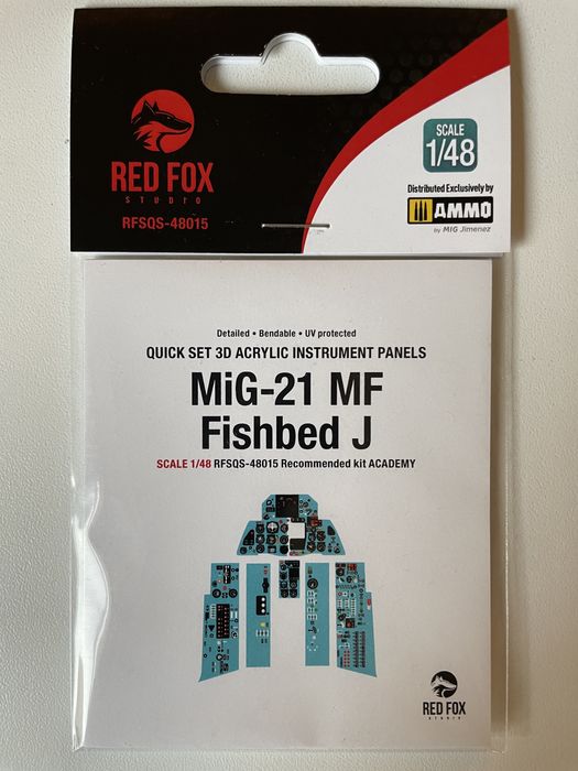Red Fox Studio kokpit MiG-21MF