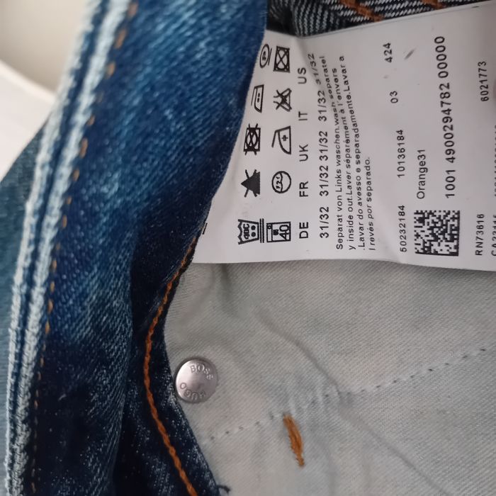 Spodnie Hugo Boss W31 L32  granatowe