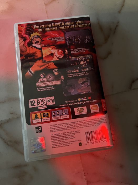 Jogo psp Naruto ultimate ninja heroes 2