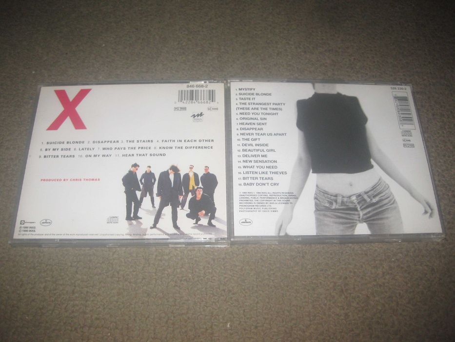 2 CDs dos "INXS"
