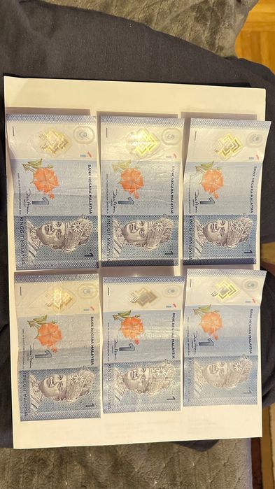 Malezja Ringgit 16 x 1 Ringgitów kolekcje