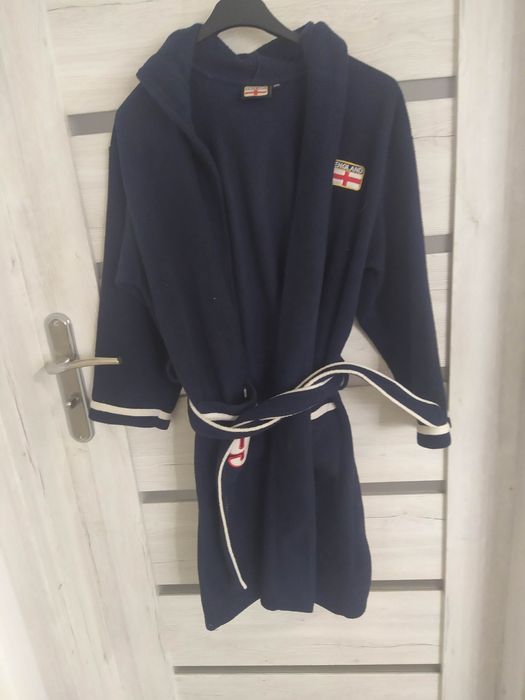 Szlafrok granatowy dla chłopca128/146