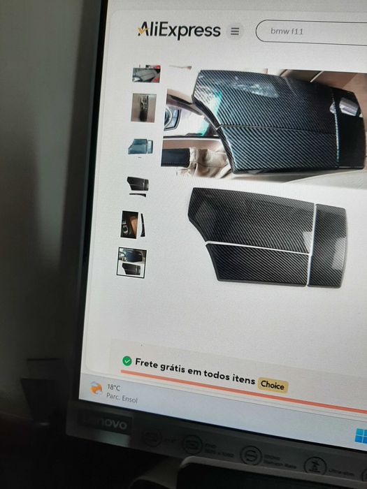 Kit  para consola , volante e sobrancelhas etc , para BMW E60/61