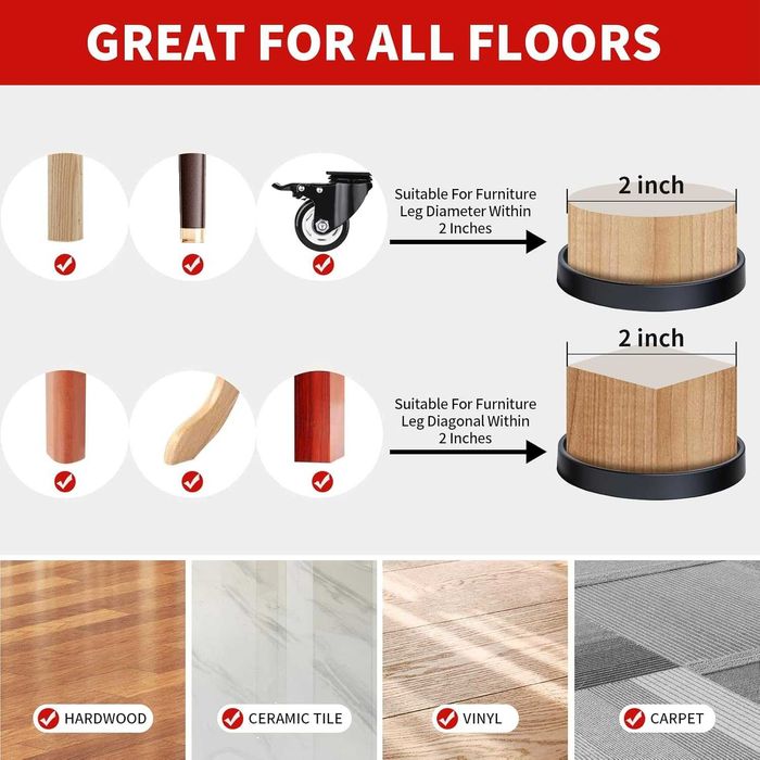 Podkładki pod meble- 16 sztuk