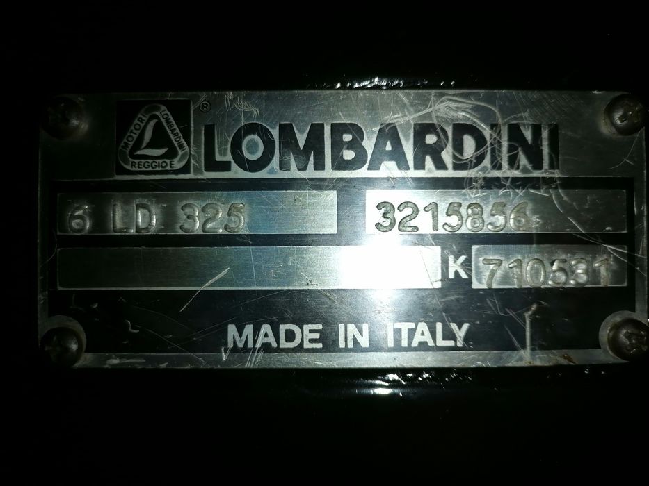 Motor de rega lombardine